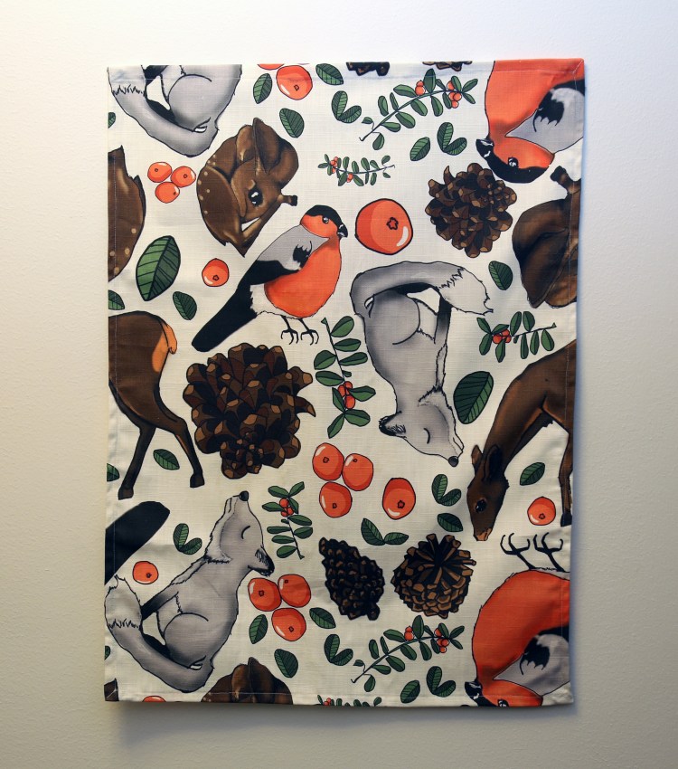 Polar fox & friends Kökshandduk